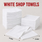 Shop Towels – Pack of 50 | Bulk Cleaning Towels – 600 Towels per Case
