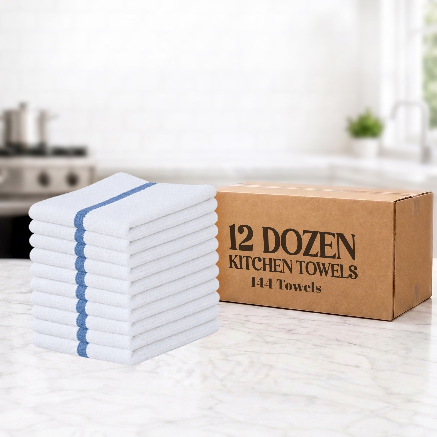 Bar Mop Kitchen Towels – 12 Dozen / 144 Towels per Case | Restaurant & Cleaning Towels