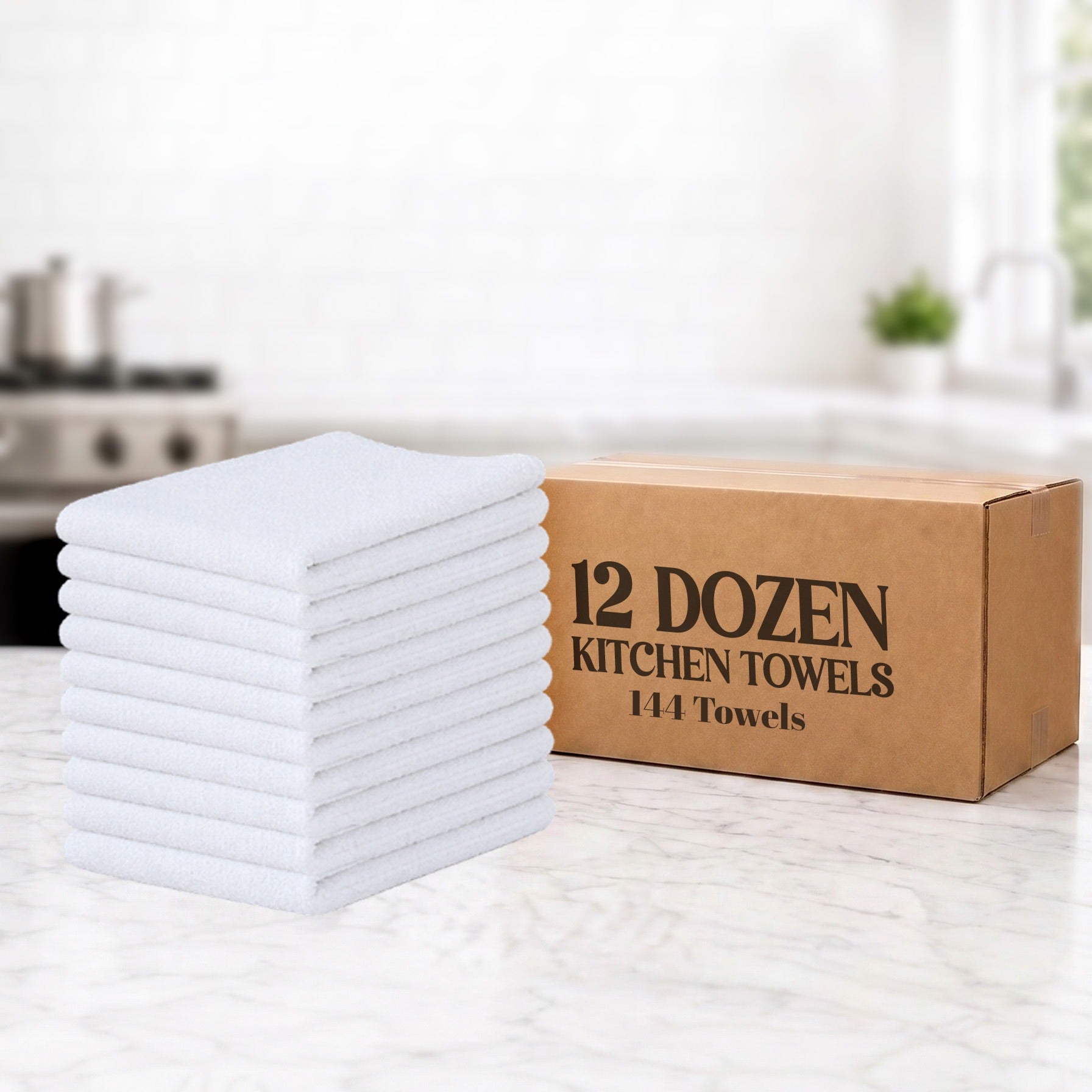 Bar Mop Kitchen Towels – 12 Dozen / 144 Towels per Case | Restaurant & Cleaning Towels