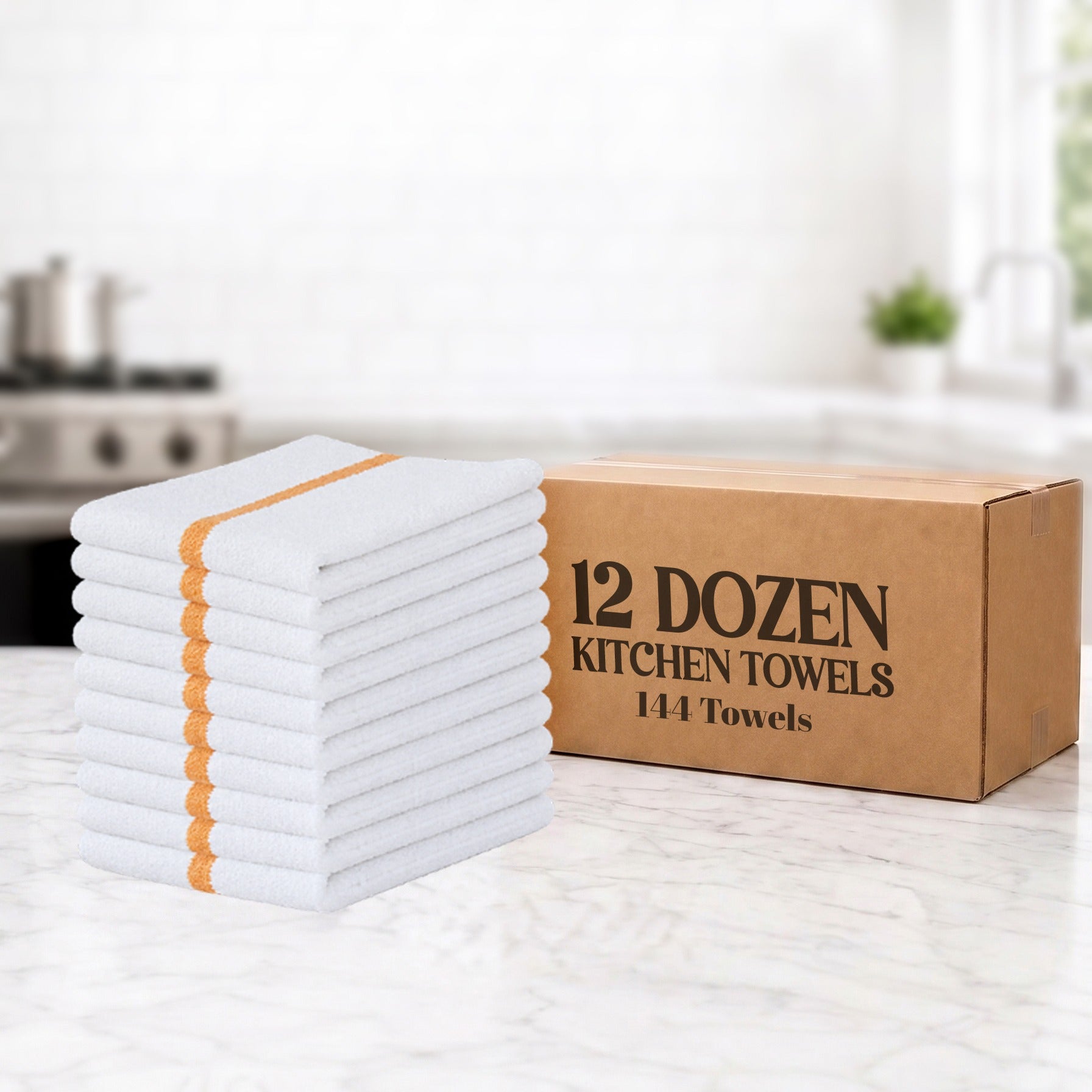 Bar Mop Kitchen Towels – 12 Dozen / 144 Towels per Case | Restaurant & Cleaning Towels
