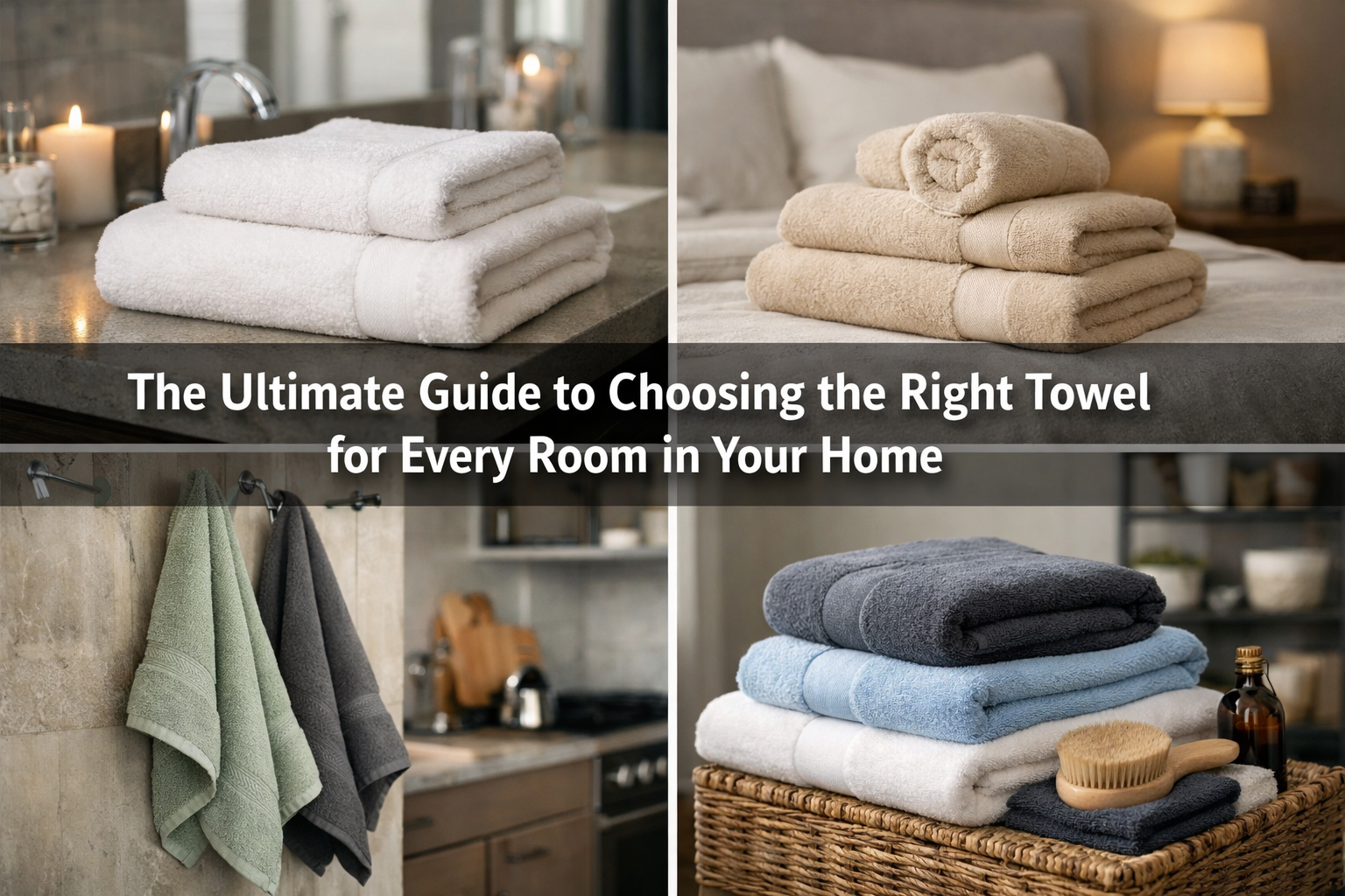 The Ultimate Guide to Choosing the Right Towel for Every Room in Your Home