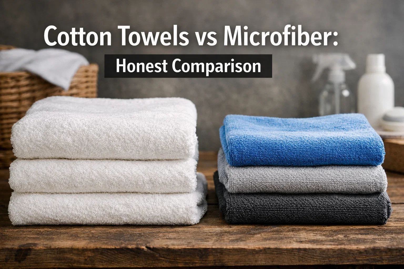 Cotton Towels vs Microfiber: Honest Comparison