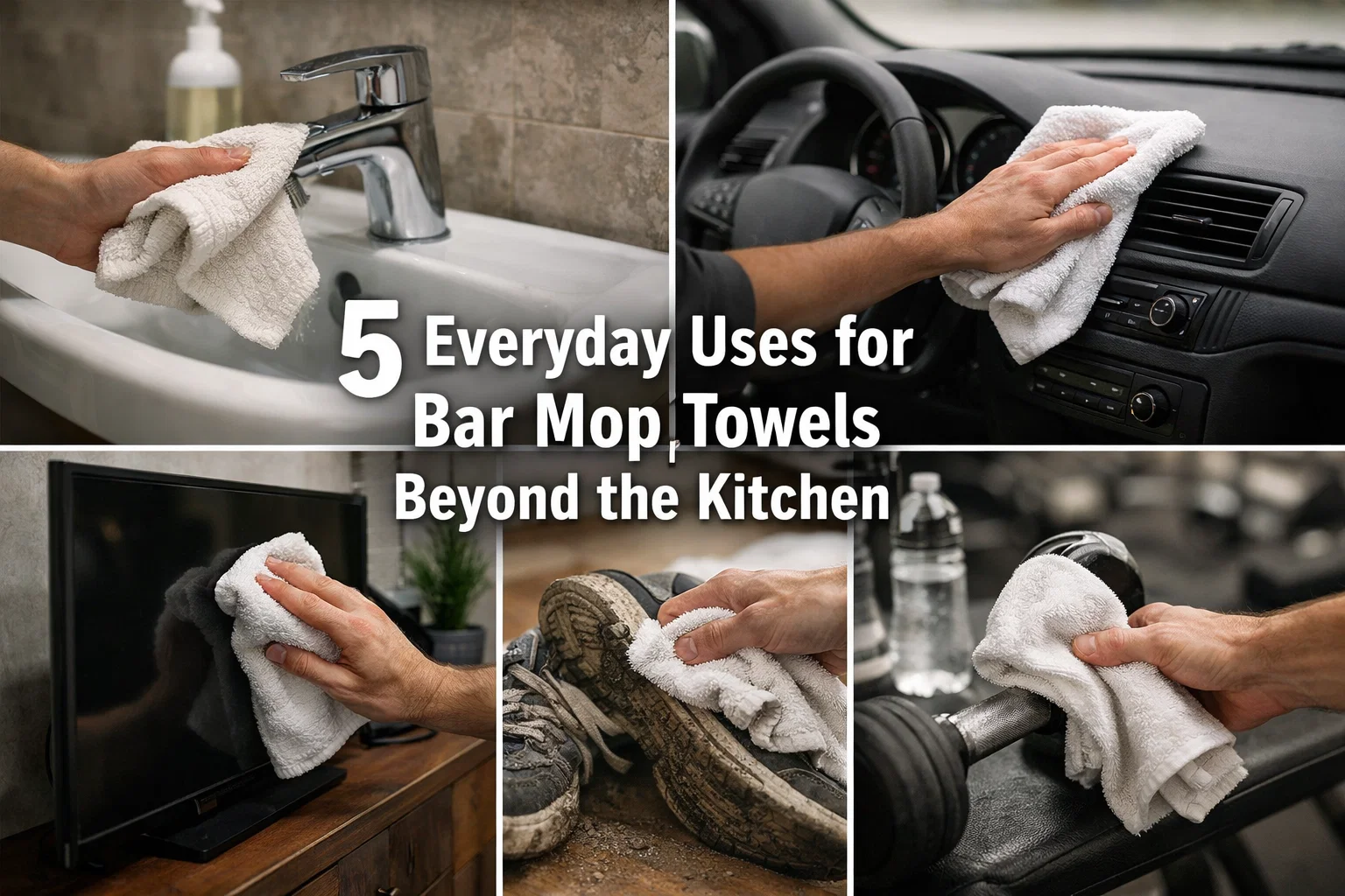 5 Everyday Uses for Bar Mop Towels Beyond the Kitchen