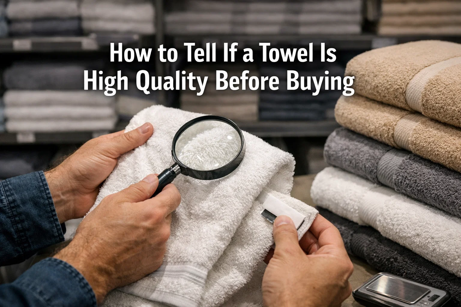 How to Tell If a Towel Is High Quality Before Buying
